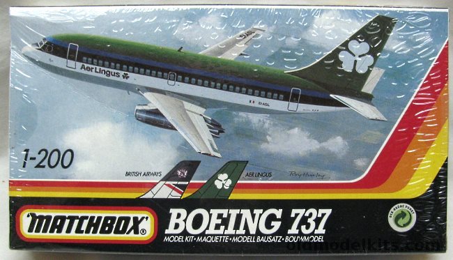 Matchbox 1/200 Boeing 737-200  - British Airways or Aer Lingus, 40803 plastic model kit